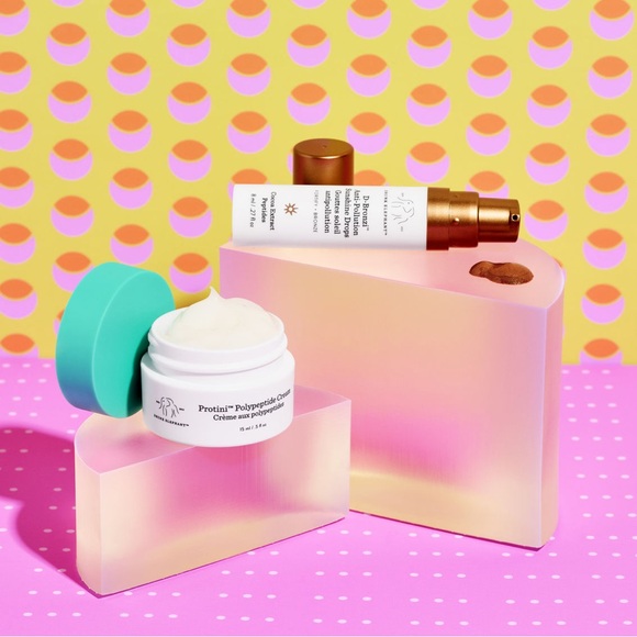 DRUNK ELEPHANT A DAY IN THE SUN 2-Pc Mini Set w/Protini Cream+D-Bronzi Drops NIB - Picture 4 of 5